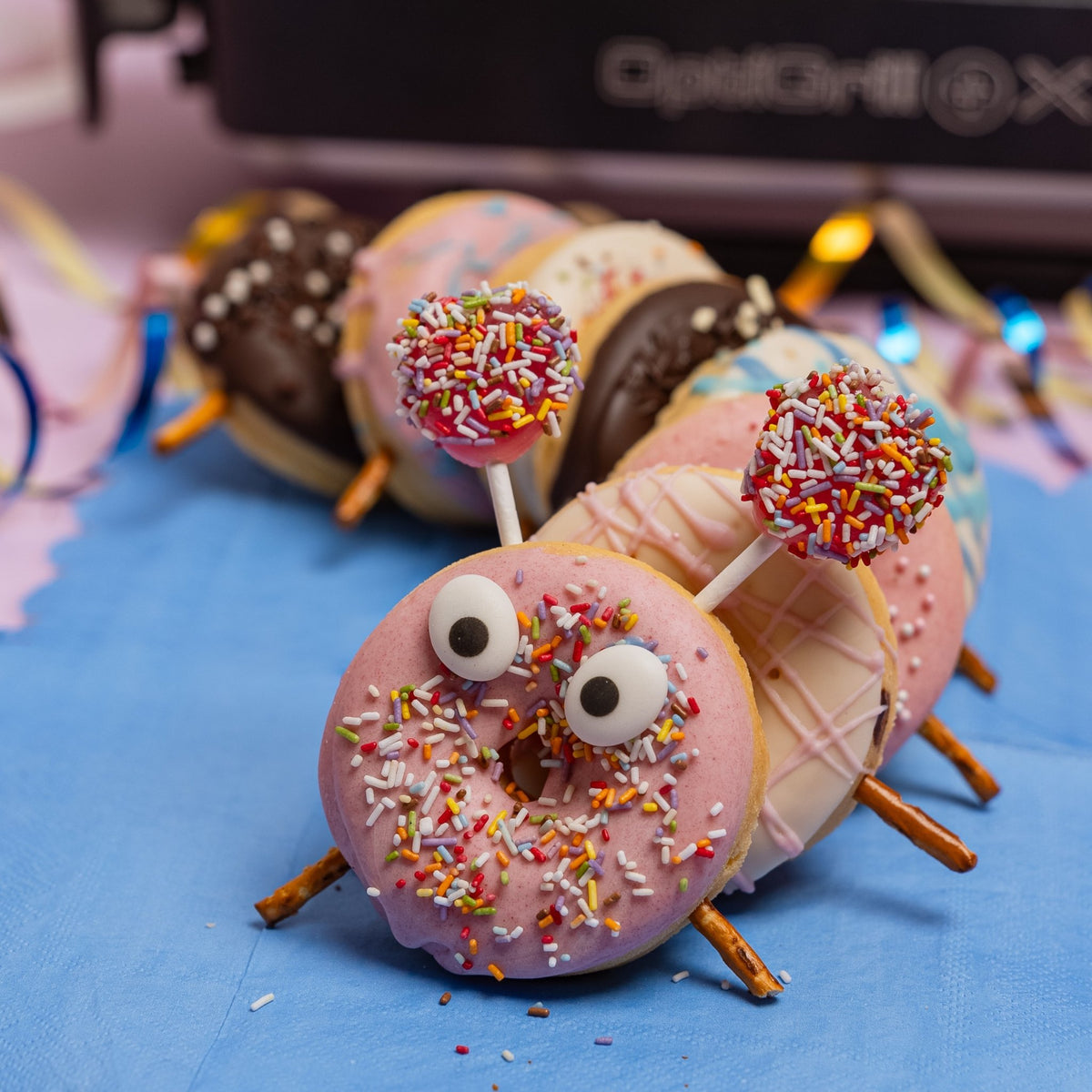 Donut-Raupe aus dem Tefal OptiGrill XL - Wundermix GmbH