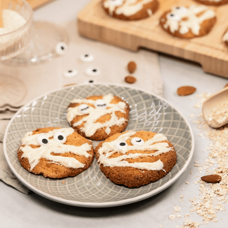 Unsere Mumienkekse – Halloween-Kekse aus dem Thermomix - Wundermix GmbH