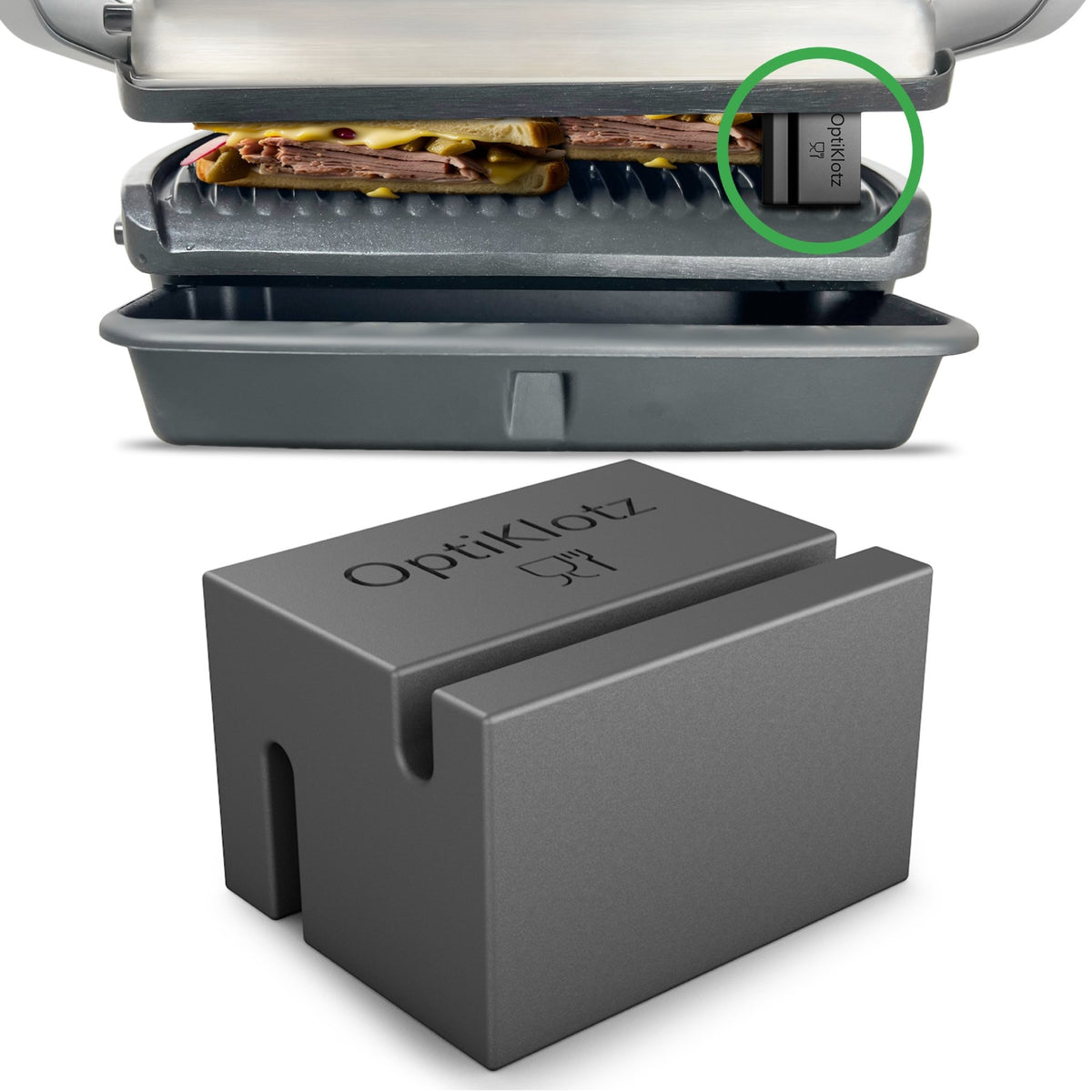 ZauberFry - OptiKlotz Abstandshalter aus Silikon für OptiGrill - Wundermix GmbH