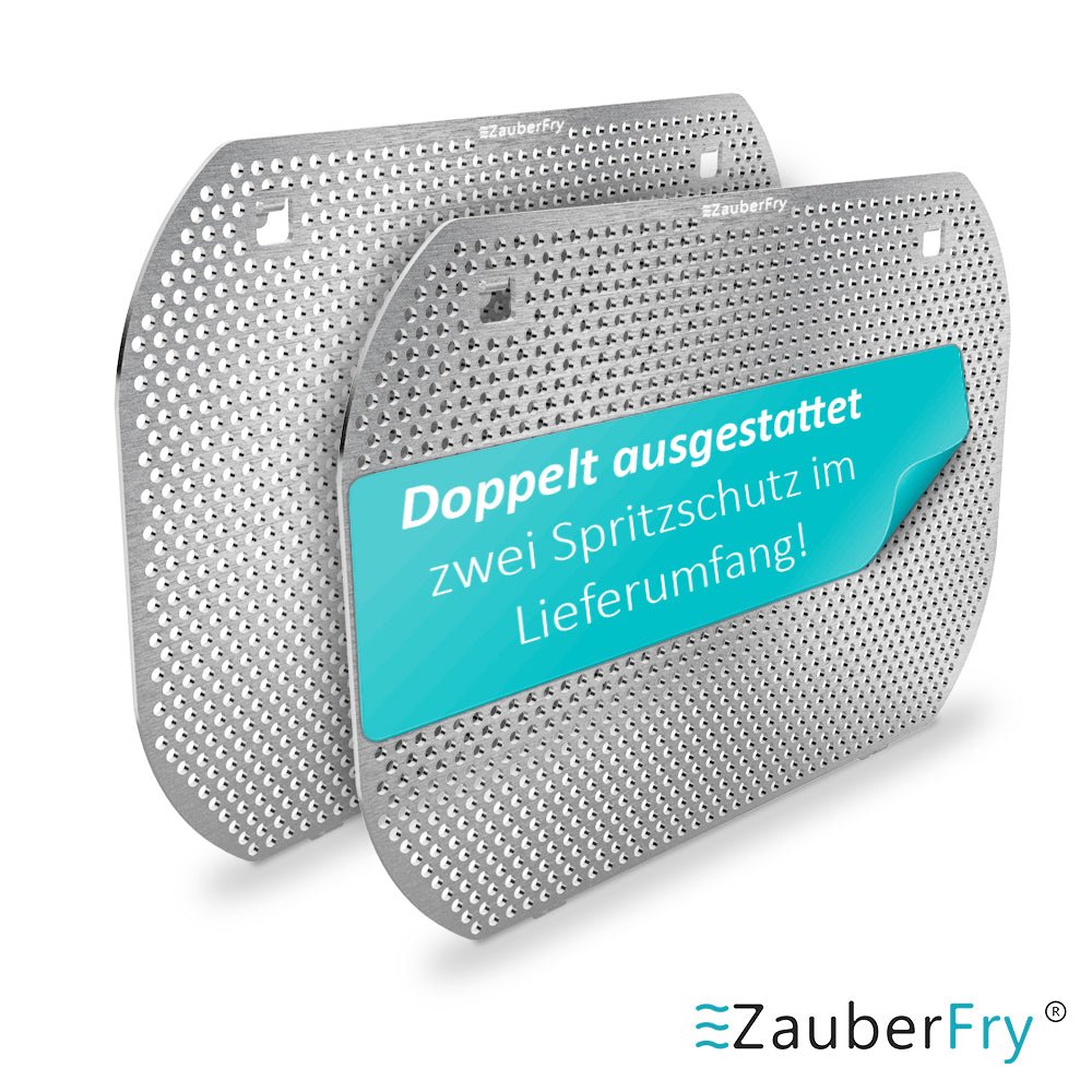 ZauberFry - Spritzschutz kompatibel mit Ninja Double Stack SL400EU Heißluftfritteuse (2er - Set) - Wundermix GmbH