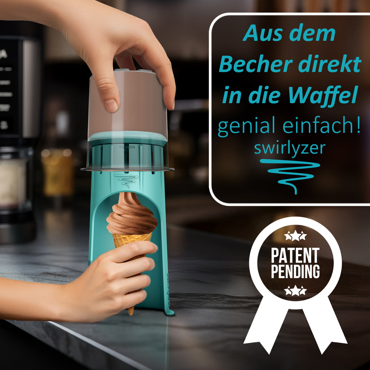 Swirlyzer | Softeis Maker für Ninja Creami - Wundermix GmbH