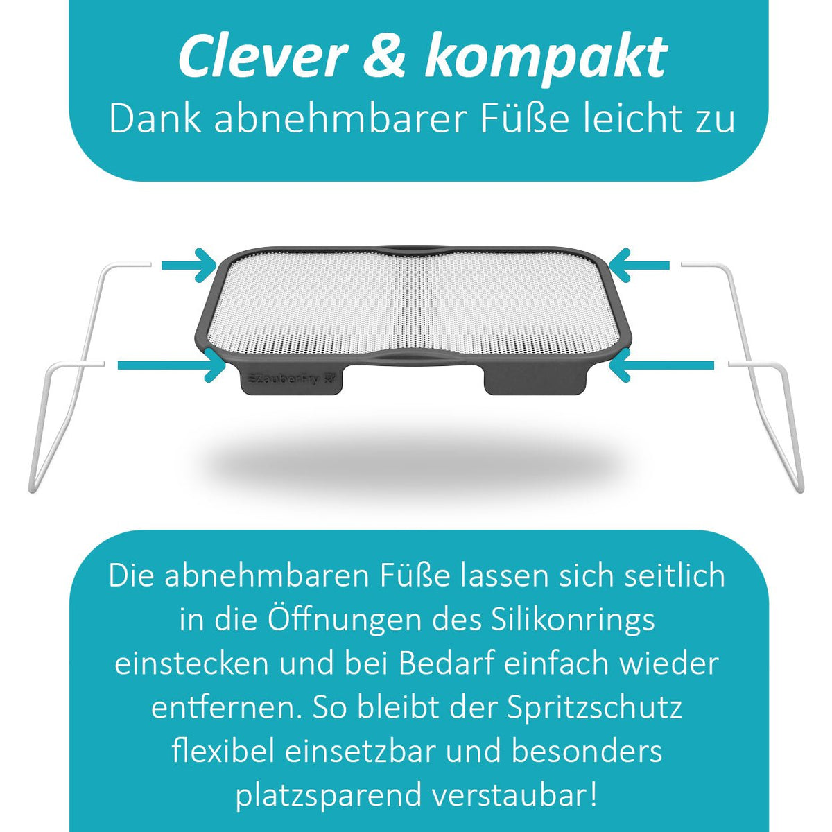 ZauberFry | Universeller Spritzschutz für Ninja AF300EU, SL300EU, AF500EU, SL400EU (2er - Set) - Wundermix GmbH
