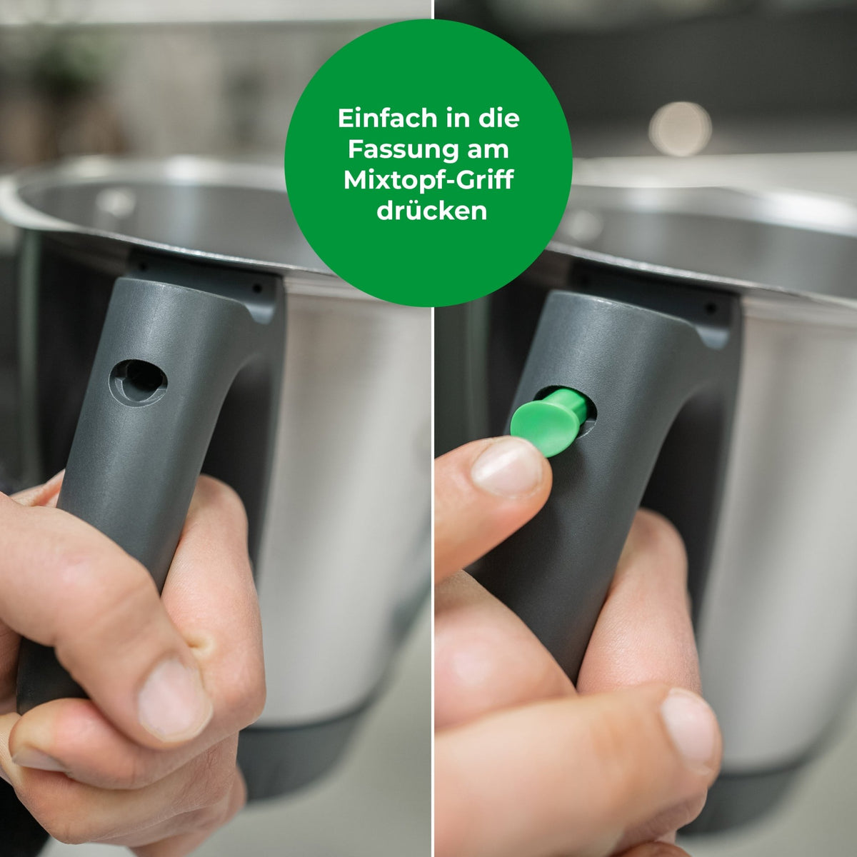 WunderButton® | Verschlussstöpsel für Mixtopf - Griff | TM6, TM5 und TM Friend - Wundermix GmbH