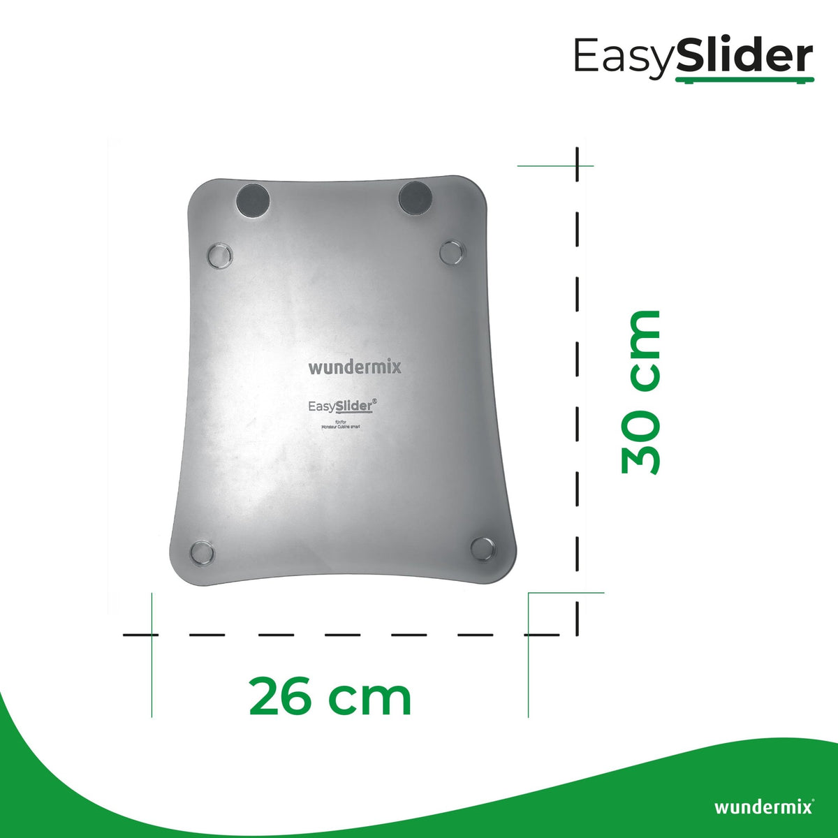 EasySlider® | Gleitbrett aus Acrylglas für Monsieur Cuisine - Wundermix GmbH