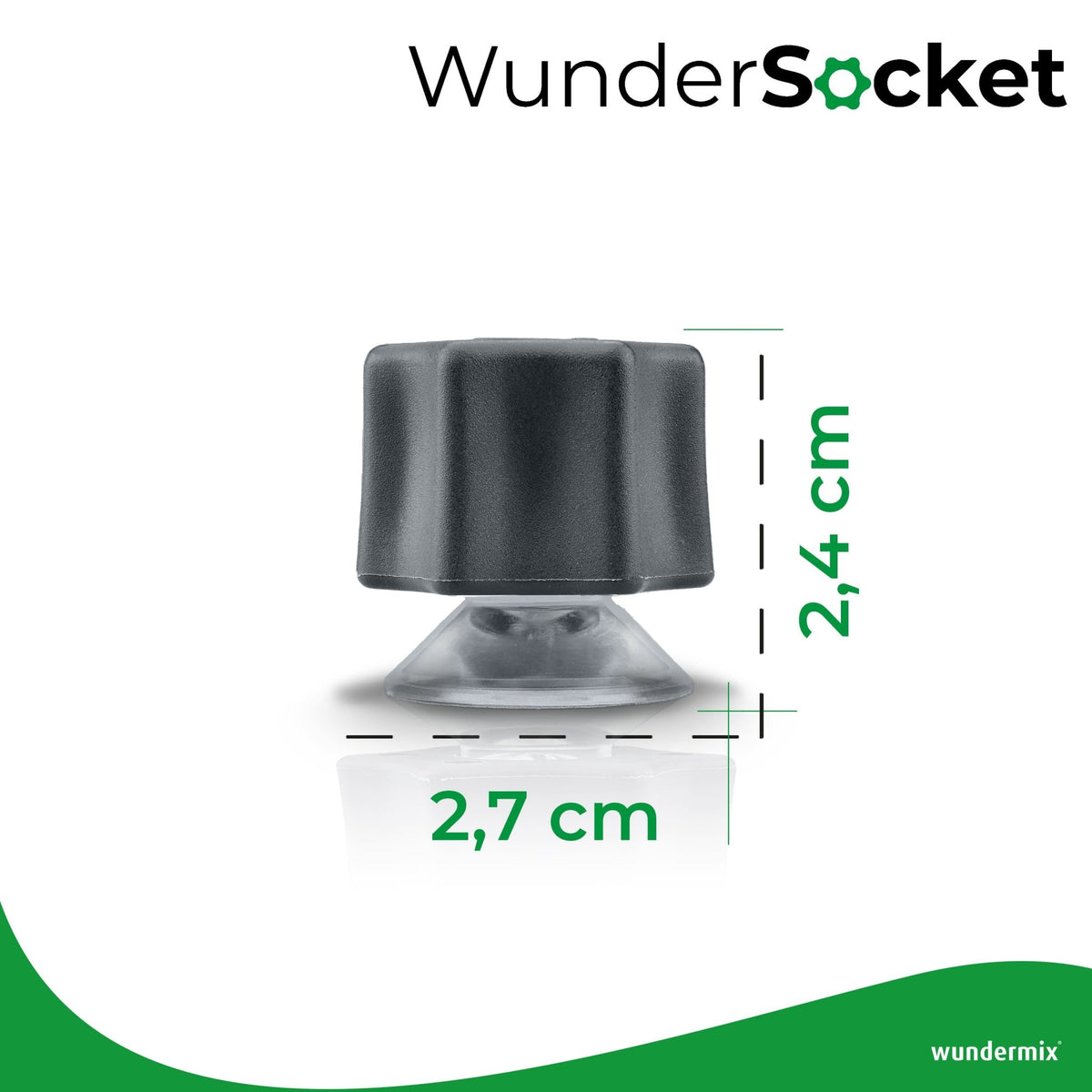 WunderSocket® | Teiglöser - Halterung für Thermomix TM6, TM5 - Wundermix GmbH