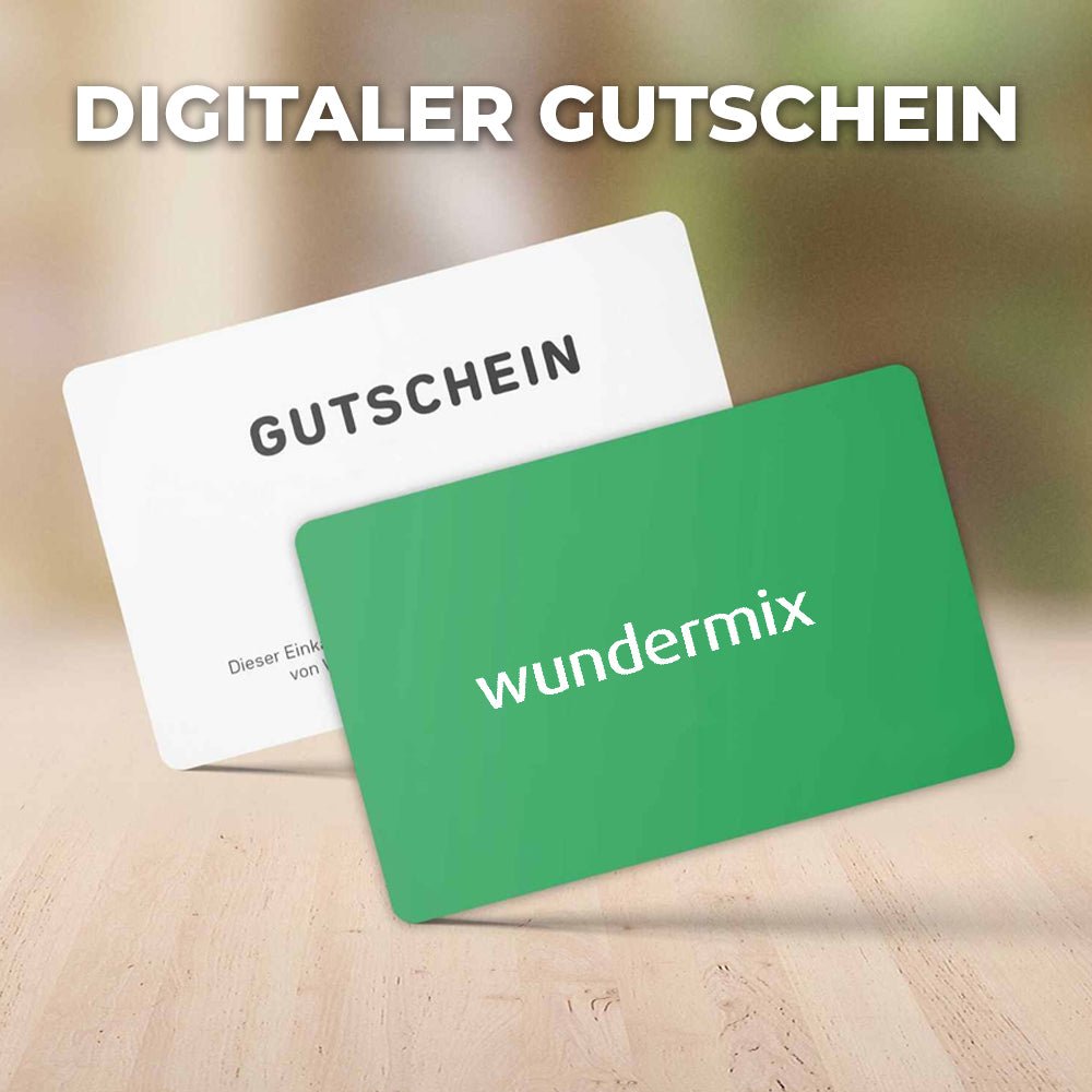 Digitaler Geschenkgutschein für wundermix.de - Wundermix GmbH