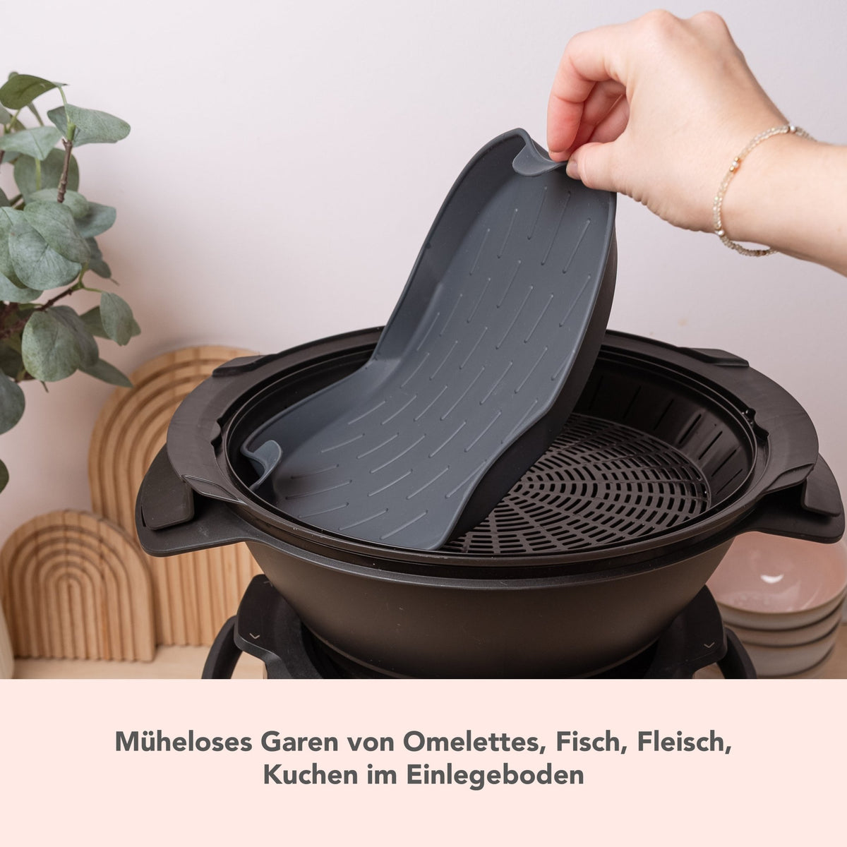 FlexiSteam® | Silikonform für Dampfgar - Aufsatz für Cookit - Wundermix GmbH