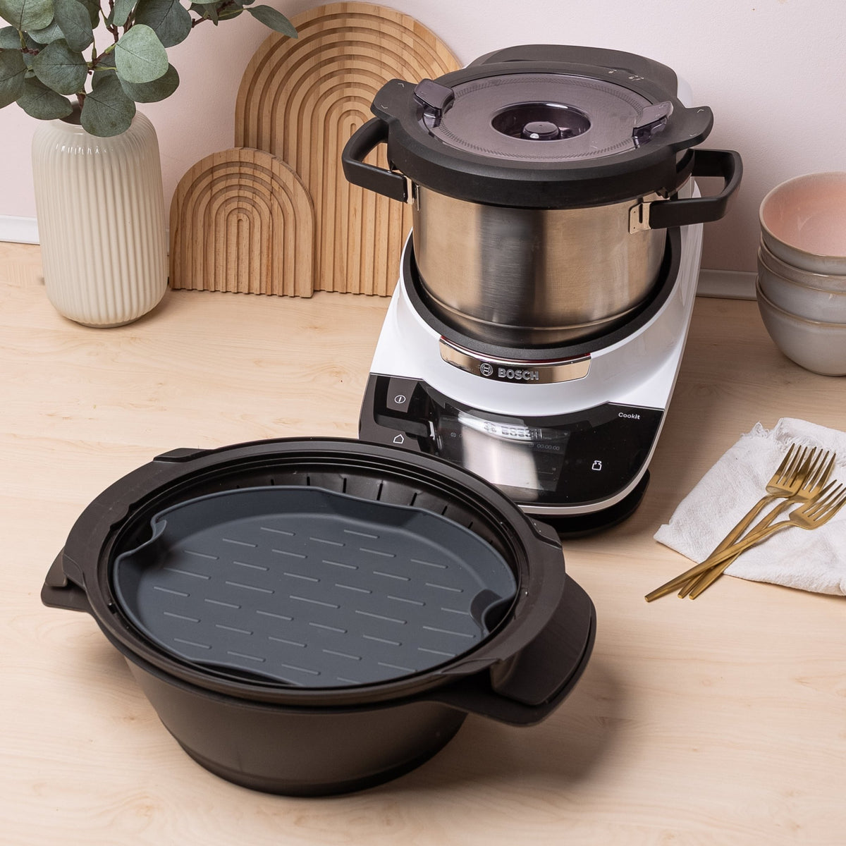 FlexiSteam® | Silikonform für Dampfgar - Aufsatz für Cookit - Wundermix GmbH