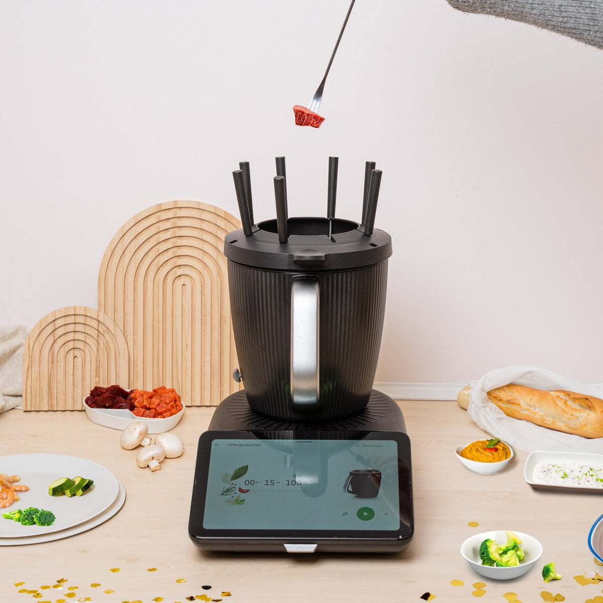 Meltimizer | Fondue - Deckel passend für Thermomix TM7 - Wundermix GmbH