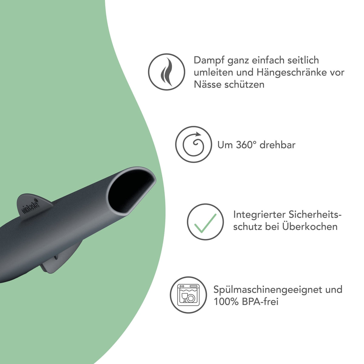 mixtaste® | Dampfumleiter - Kamin für Thermomix - Wundermix GmbH