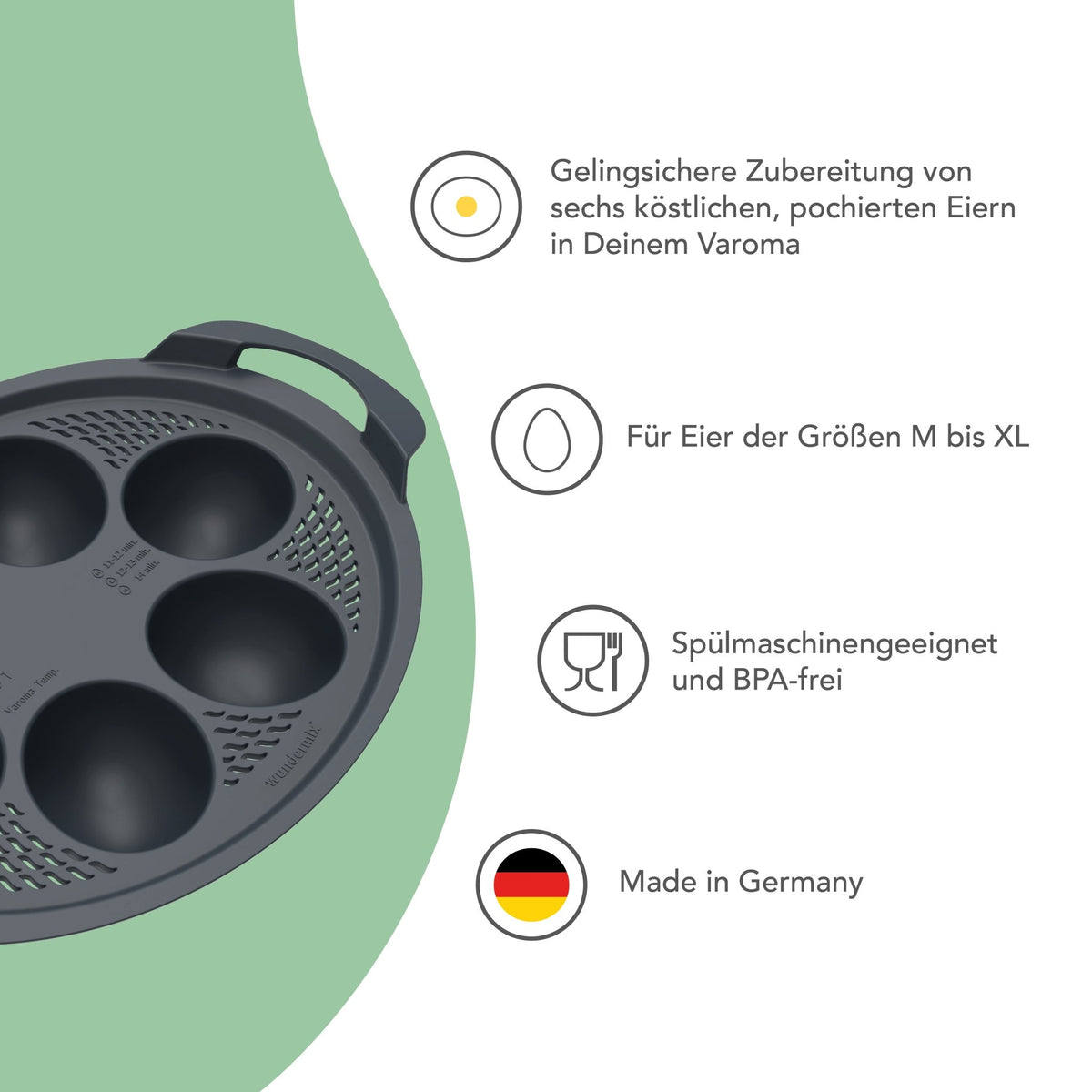 WunderPoach® for six | Eierpochiereinsatz für TM6, TM5, TM31 - Wundermix GmbH
