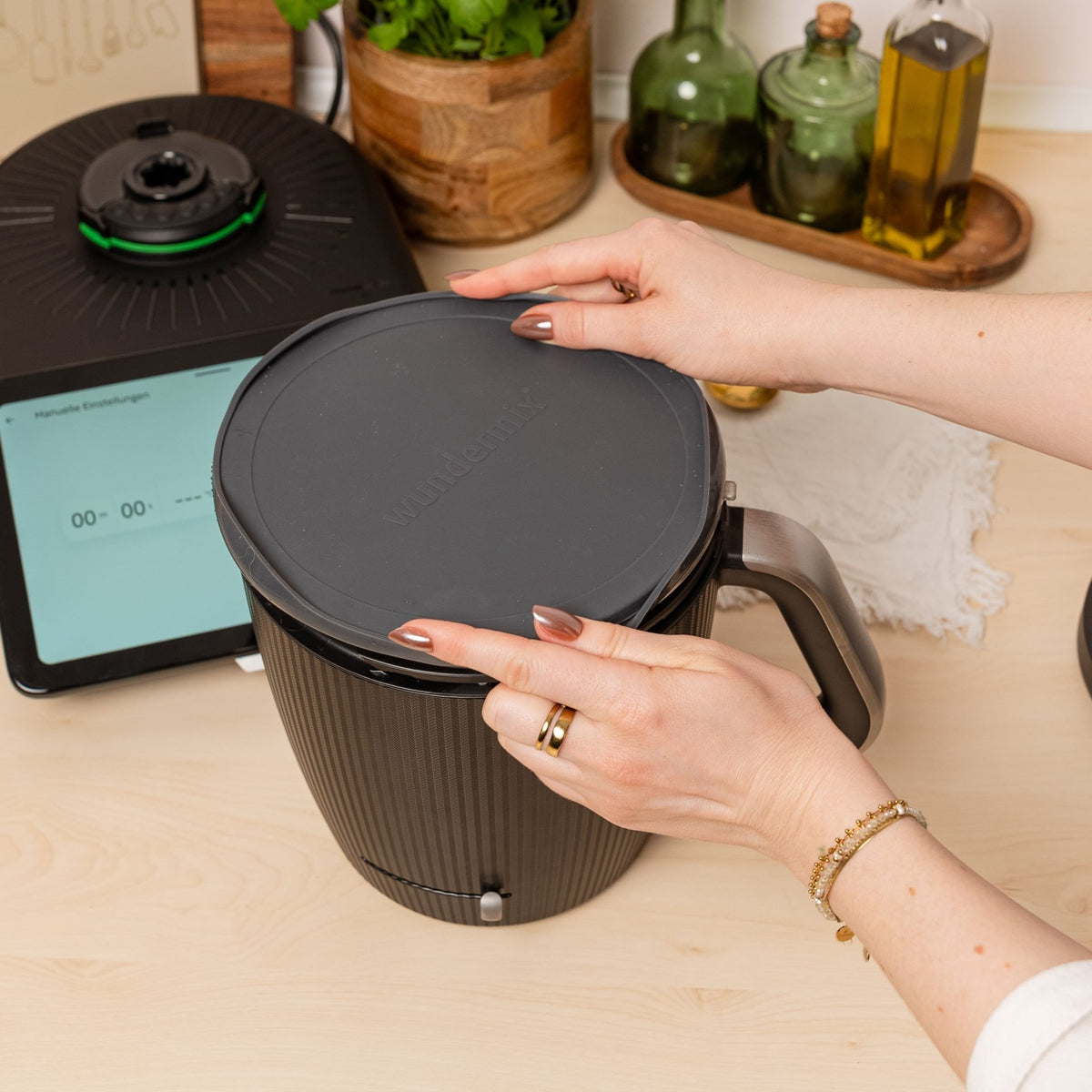 WunderLid® | Silikondeckel für Thermomix - Mixtopf | 2er Set - Wundermix GmbH