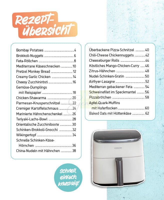 Lieblingsgerichte aus dem Airfyer - Wundermix GmbH
