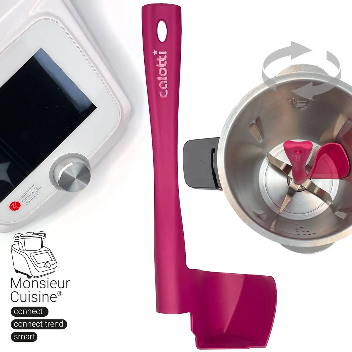 Calotti® Drehkellenspatel für Monsieur Cuisine Connect, Trend, Smart - Wundermix GmbH