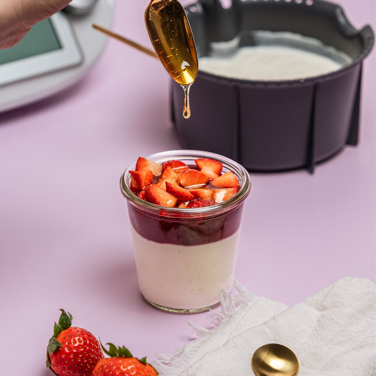 Joghurt fermentieren mit dem Simsafix - Wundermix GmbH