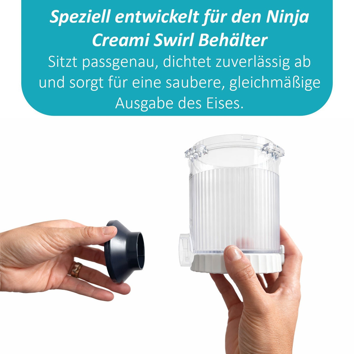 Swirlyzer | Spaghetti - Eis - Aufsatz für Ninja Creami Swirl - Wundermix GmbH