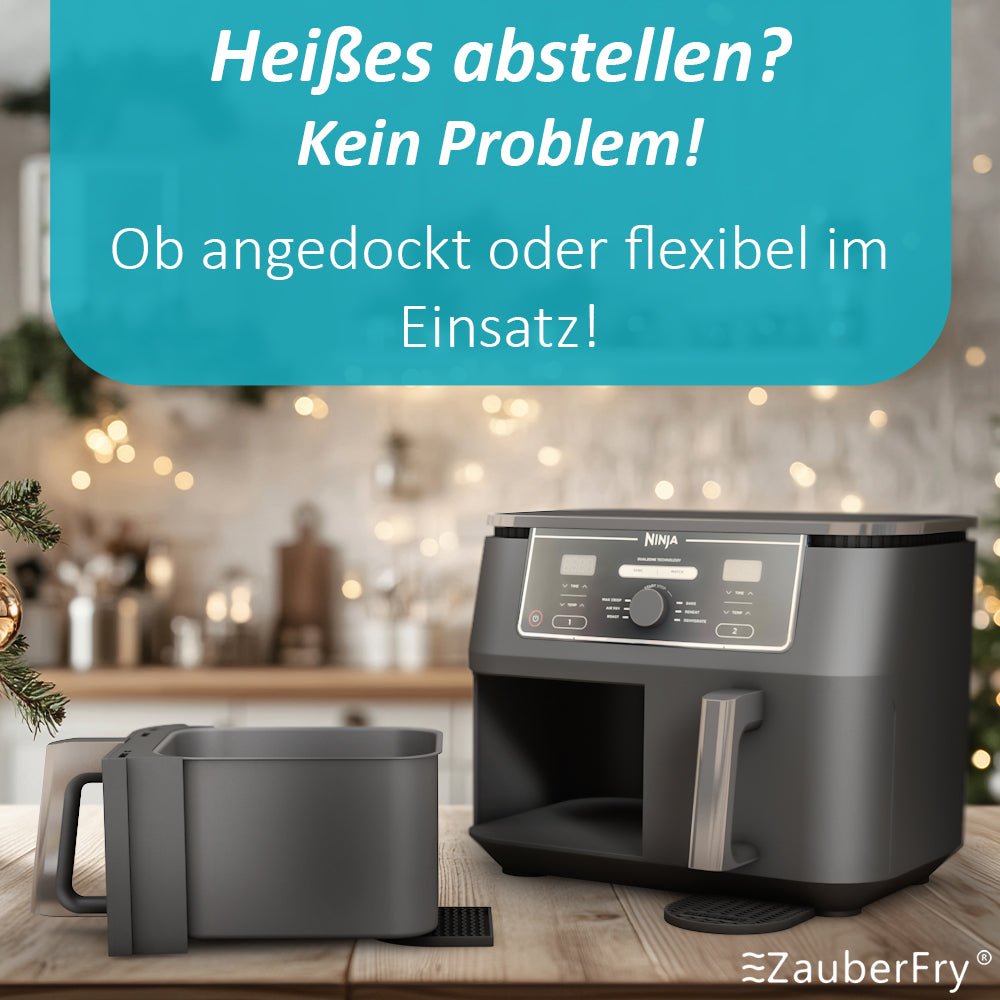 ZauberFry | Silikon Untersetzer für Ninja AF300EU, AF400EU, AF451EU, AF500DE und SL400EU (2er - Set) - Wundermix GmbH