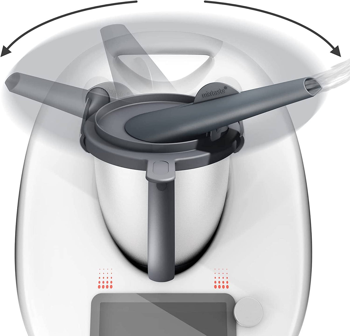 [B - Ware] mixtaste® | Dampfumleiter - Kamin für Thermomix TM6, TM5 - Wundermix GmbH