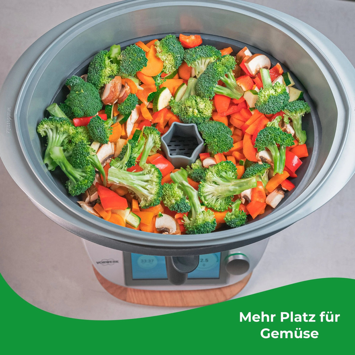 MaxiSteam® | Varoma - Vergrößerung für TM6, TM5, TM31 - Wundermix GmbH