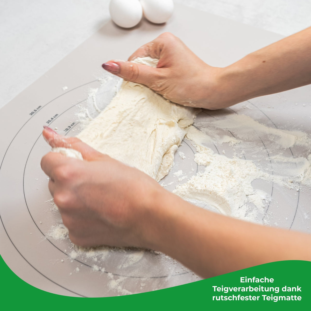 WunderMat® | Teigunterlage «Wundermix» | Premium - Teigmatte aus Silikon - Wundermix GmbH