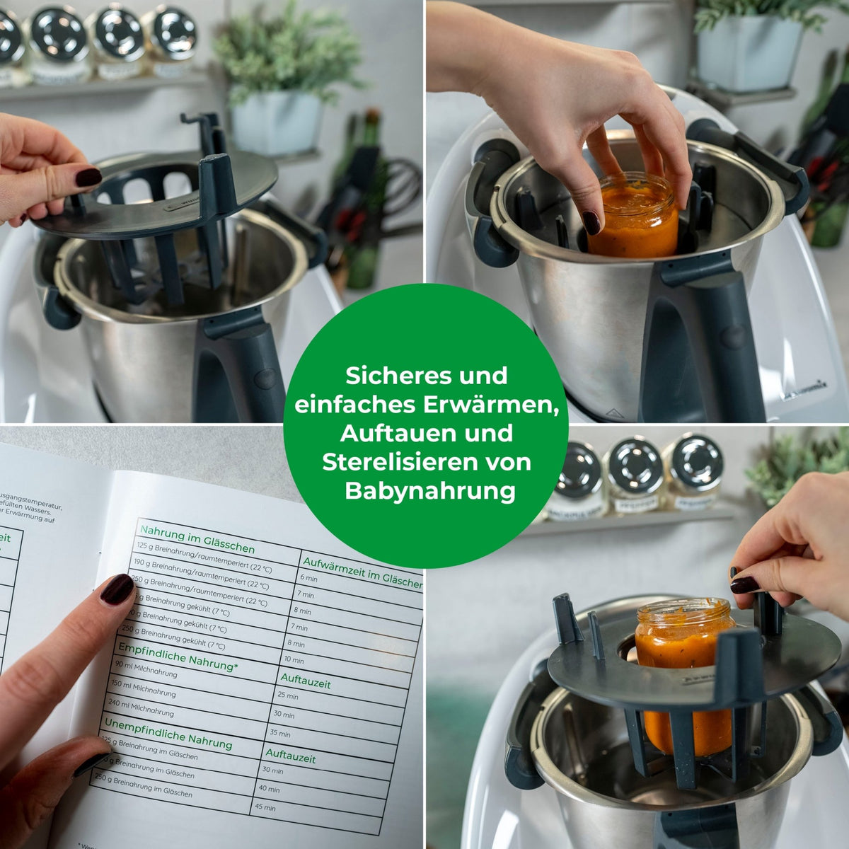 Mimimix® | Babyflaschenwärmer für Thermomix TM7, TM6, TM5 - Wundermix GmbH