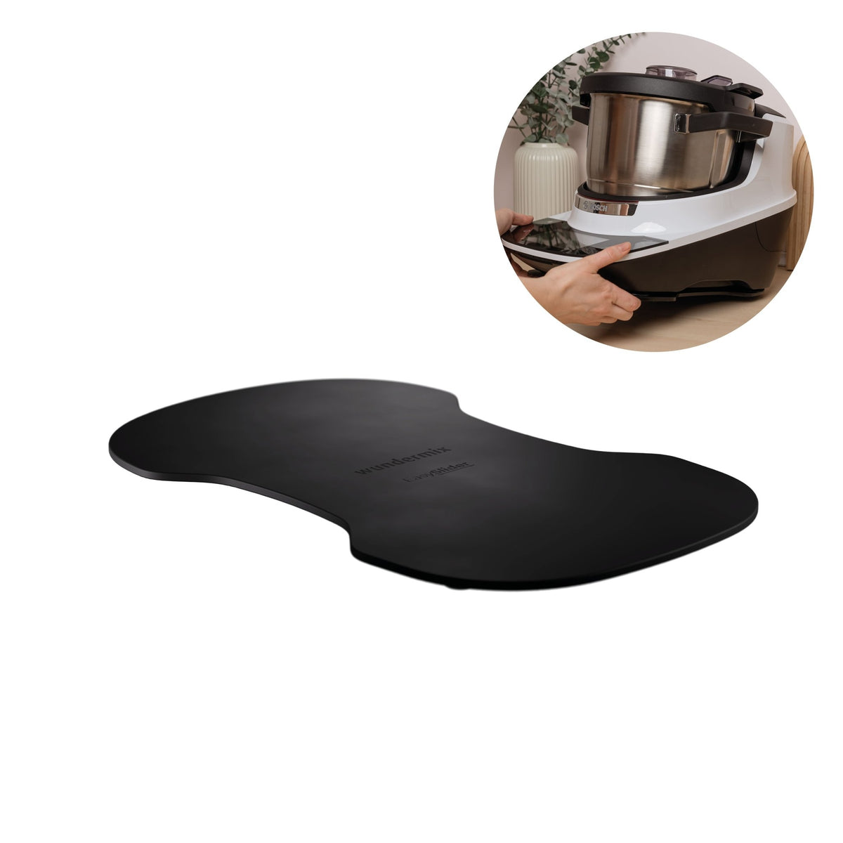 [B - Ware] EasySlider® | Gleitbrett aus Acrylglas für Bosch Cookit - Wundermix GmbH