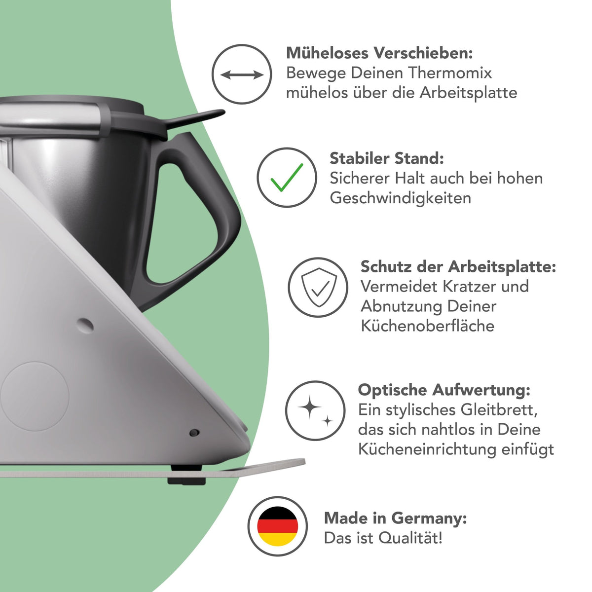EasySlider® | Gleitbrett für Thermomix TM6, TM5 - Wundermix GmbH