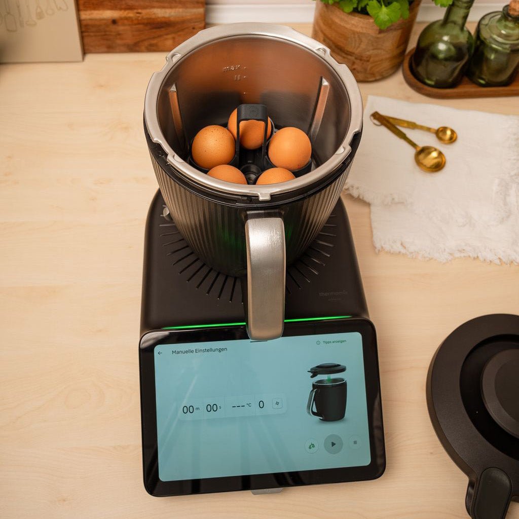 EggPro | Eierhalter - Aufsatz inkl. Träger für Thermomix TM7, TM6, TM5, TM31 - Wundermix GmbH