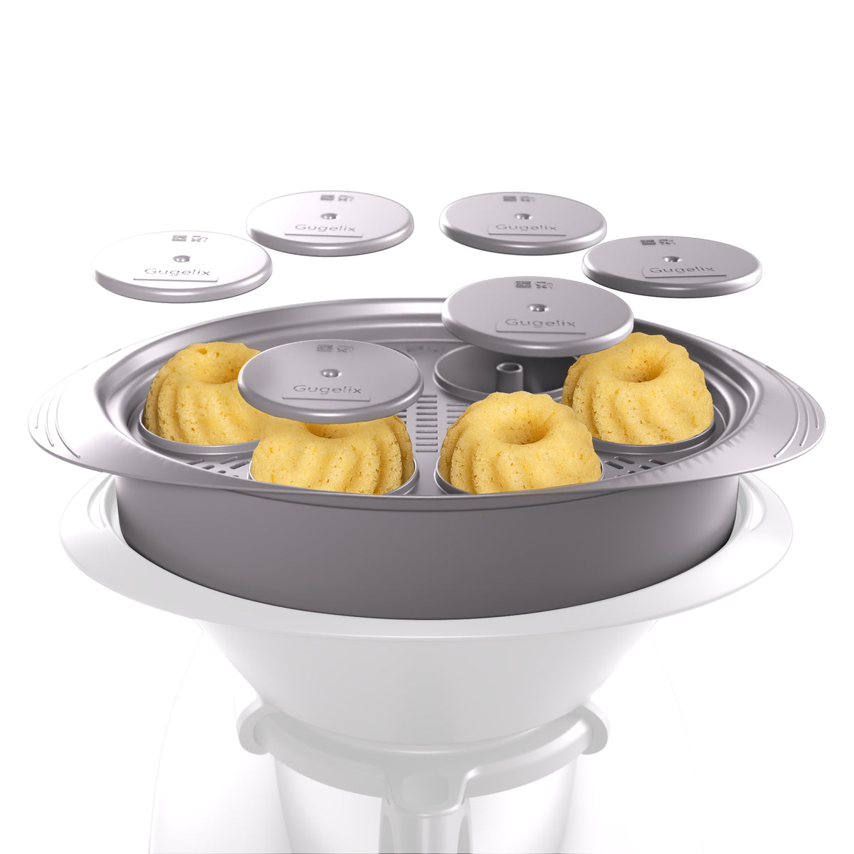 Gugelix® | Mini - Gugelhupfform für Varoma für TM6, TM5, TM31 - Wundermix GmbH