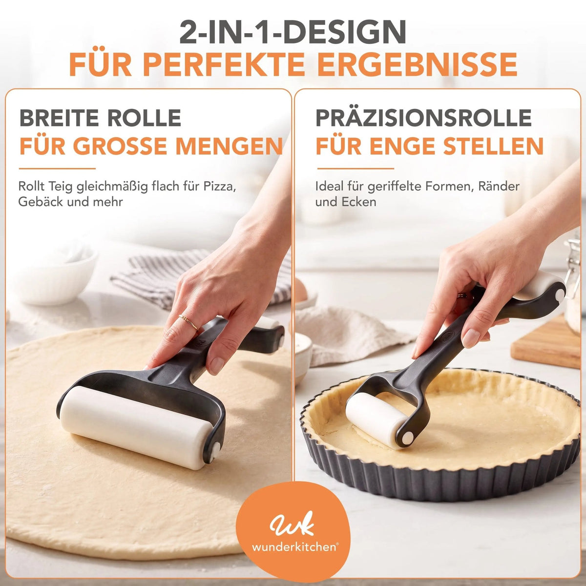 RollPro V2 | Teigroller mit zwei unterschiedlich großen Walzen - Wundermix GmbH