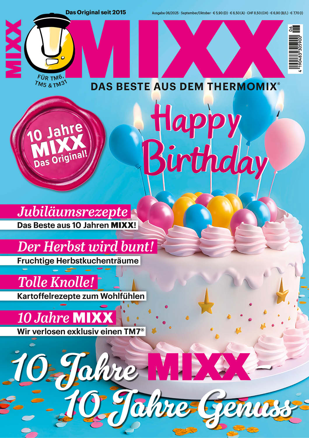 Zeitschrift MIXX Spezial: Jubiläumsausgabe - Ausgabe 06/2025 - Wundermix GmbH