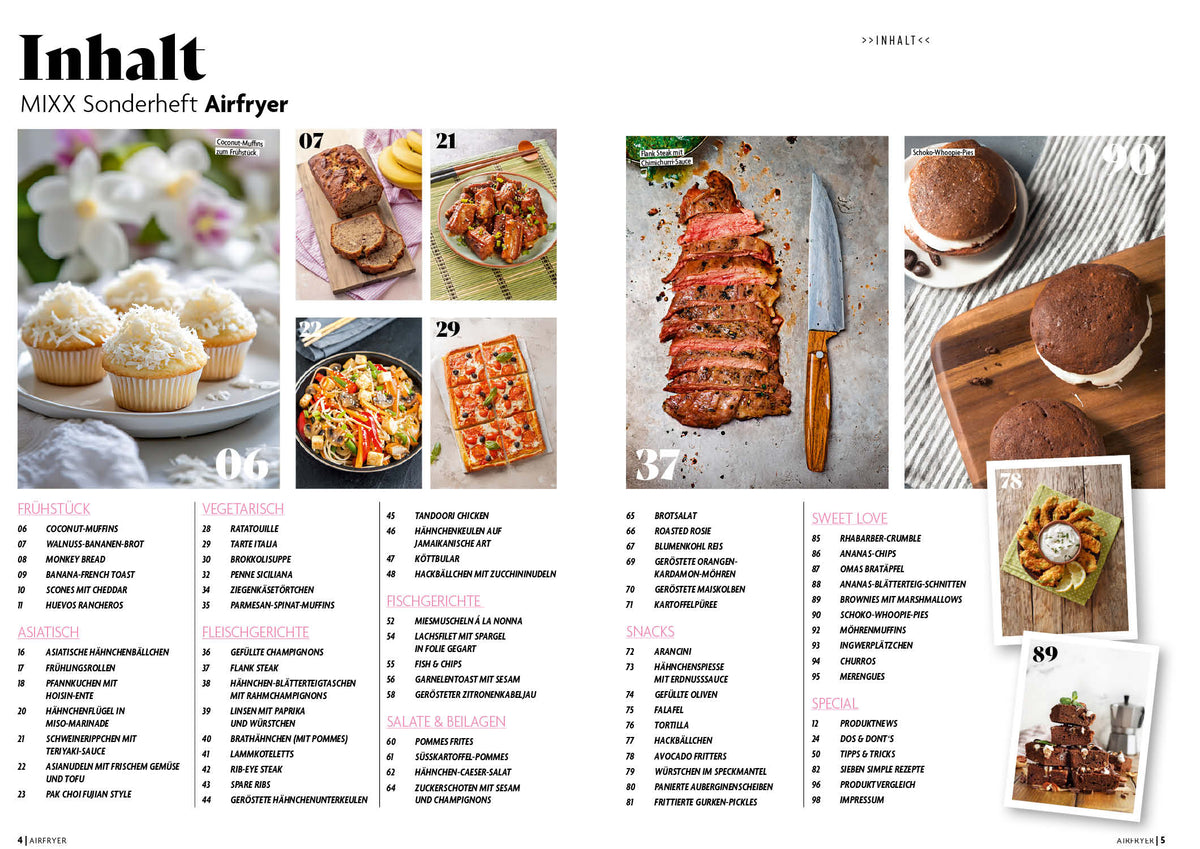 Zeitschrift MIXX Sonderheft AIR FRYER - Ausgabe 01/2025 - Wundermix GmbH