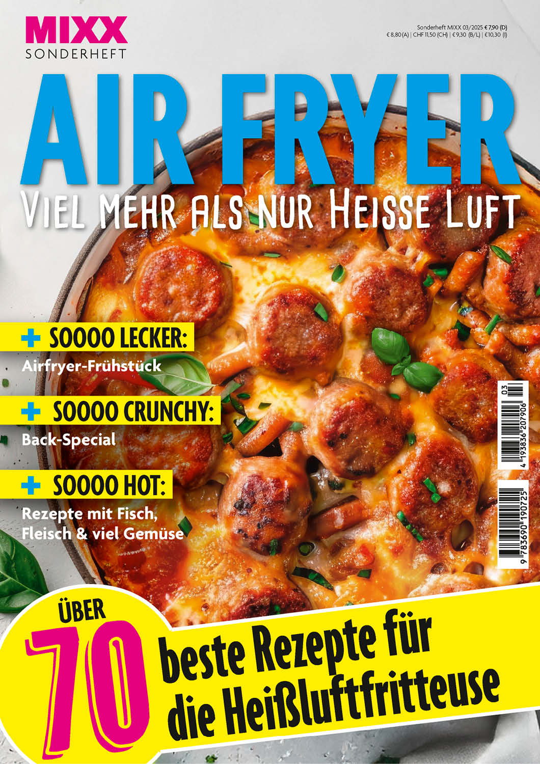 Zeitschrift MIXX Sonderheft AIR FRYER - Ausgabe 03/2025 - Wundermix GmbH