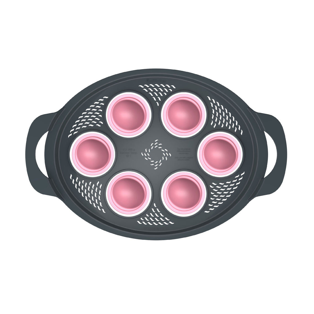 Muffinizer® | inkl. 6 Silikonförmchen | Backform für Thermomix TM6, TM5, TM31 - Wundermix GmbH