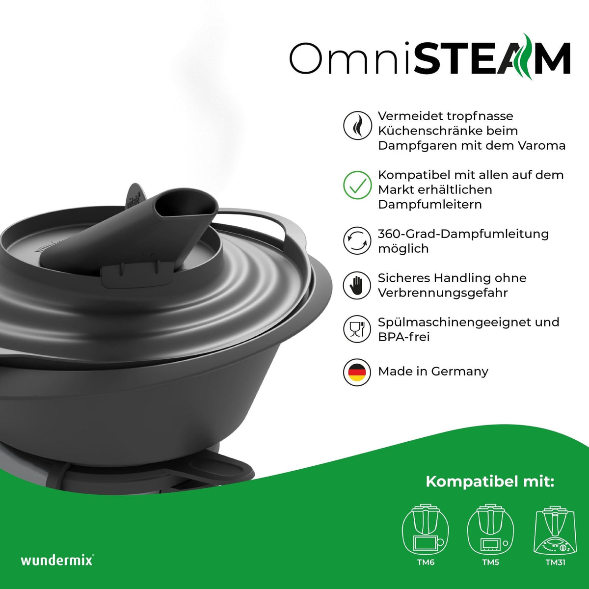 OmniSteam® + mixtaste® für TM6, TM5, TM31 - Wundermix GmbH