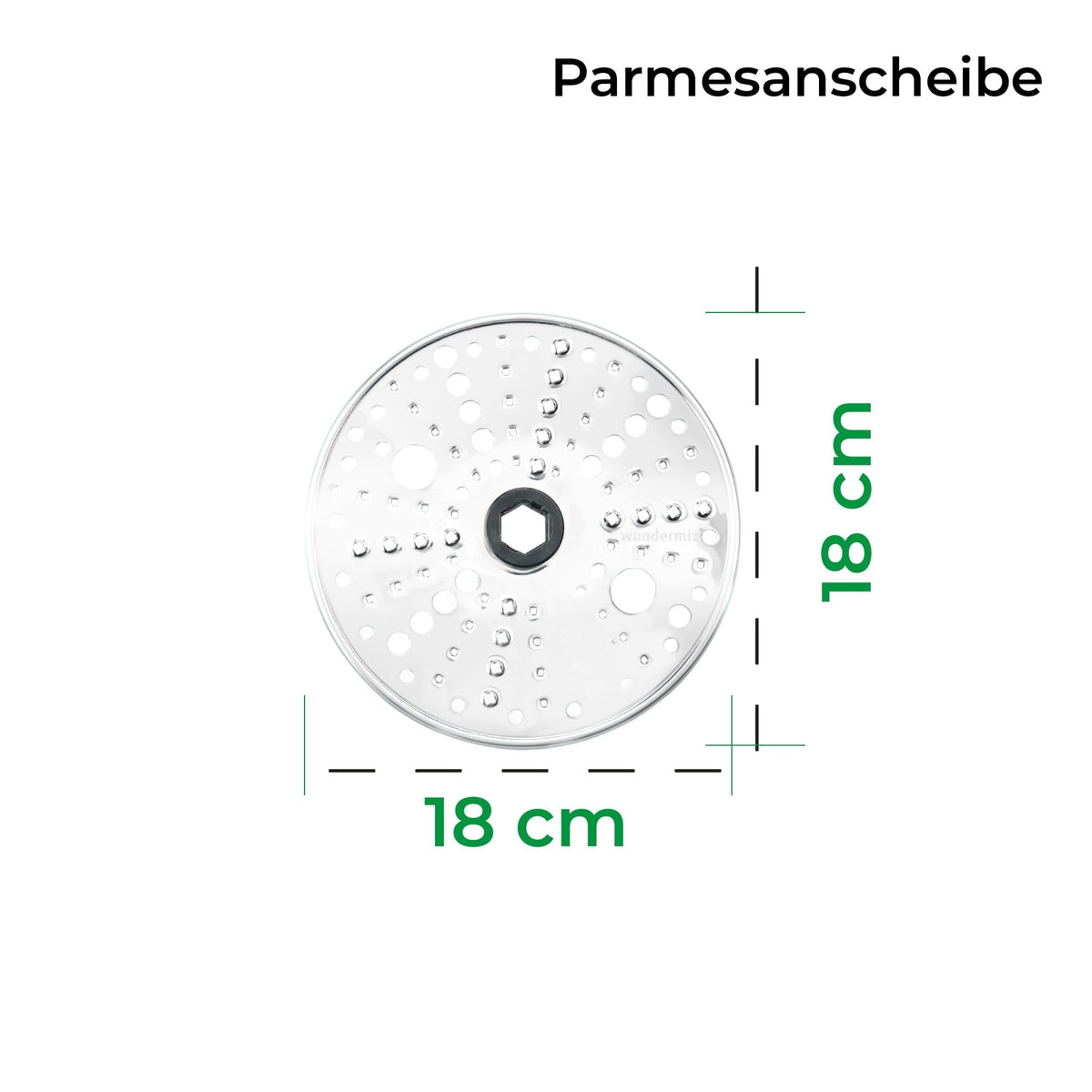 Parmesanscheibe für WunderSlicer Gemüseschneider - Wundermix GmbH