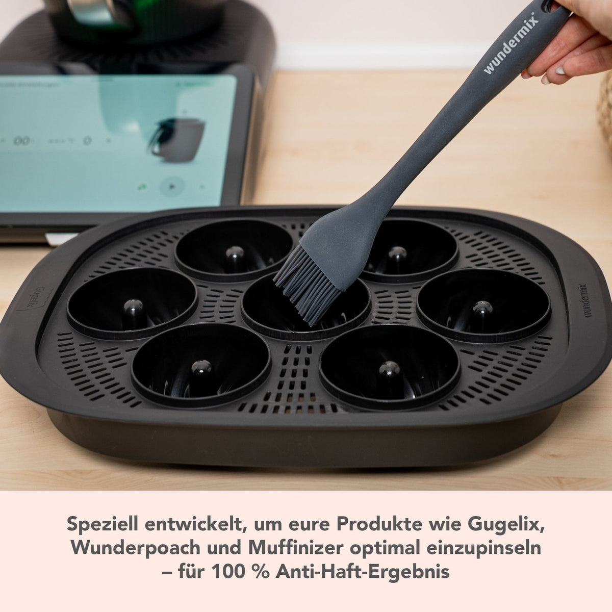 Silikonpinsel für Backformen, Grill & Küchenzubehör - Wundermix GmbH