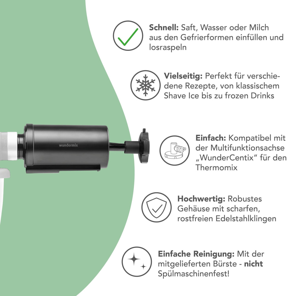 WunderCentix® | Starter - Set "Shave Ice" für TM6, TM5 - Wundermix GmbH