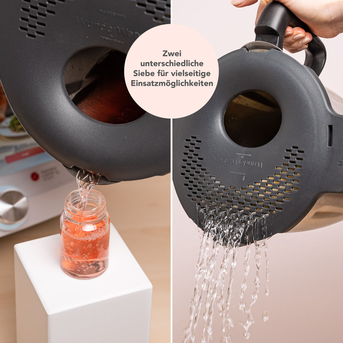 WunderWave® | Ausgusssieb für Monsieur Cuisine Connect, Trend und Smart - Wundermix GmbH