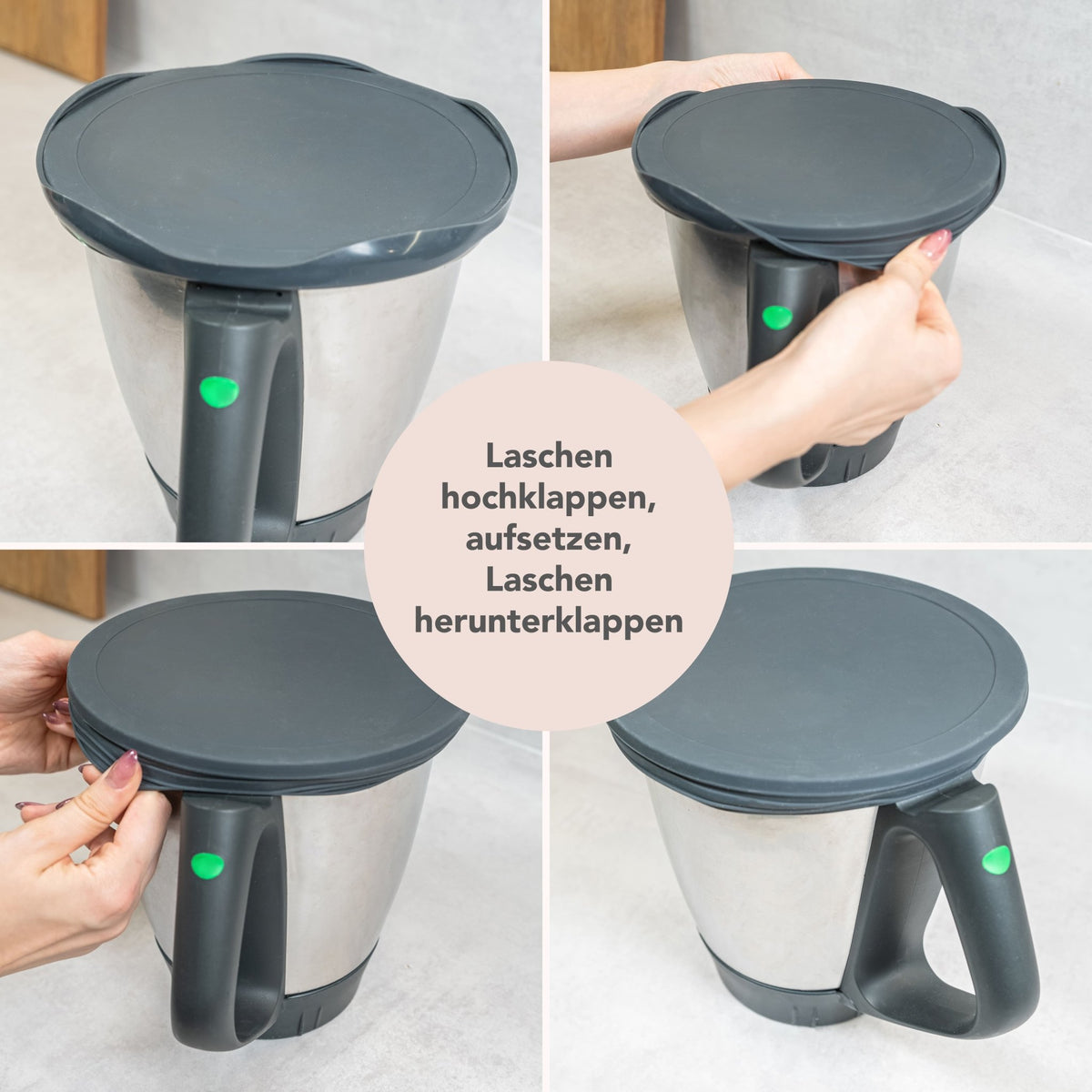 WunderLid® | Silikondeckel für Thermomix - Mixtopf TM7, TM6, TM5, TM31 - Wundermix GmbH