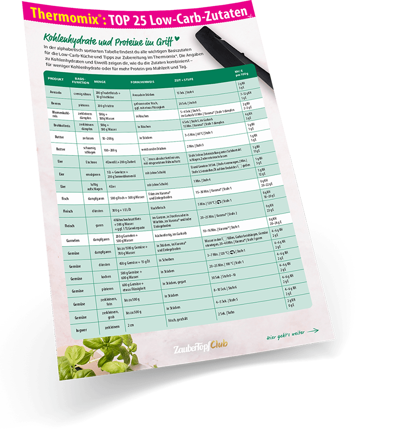 ZauberTopf Gold - Edition "Low Carb Express" - Ausgabe 01/2026 - Wundermix GmbH