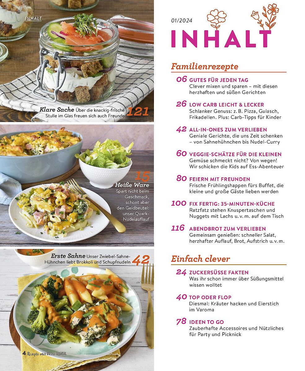 Rezepte mit Herz Spezial «Familienküche» | Ausgabe 01/2024 - Wundermix GmbH