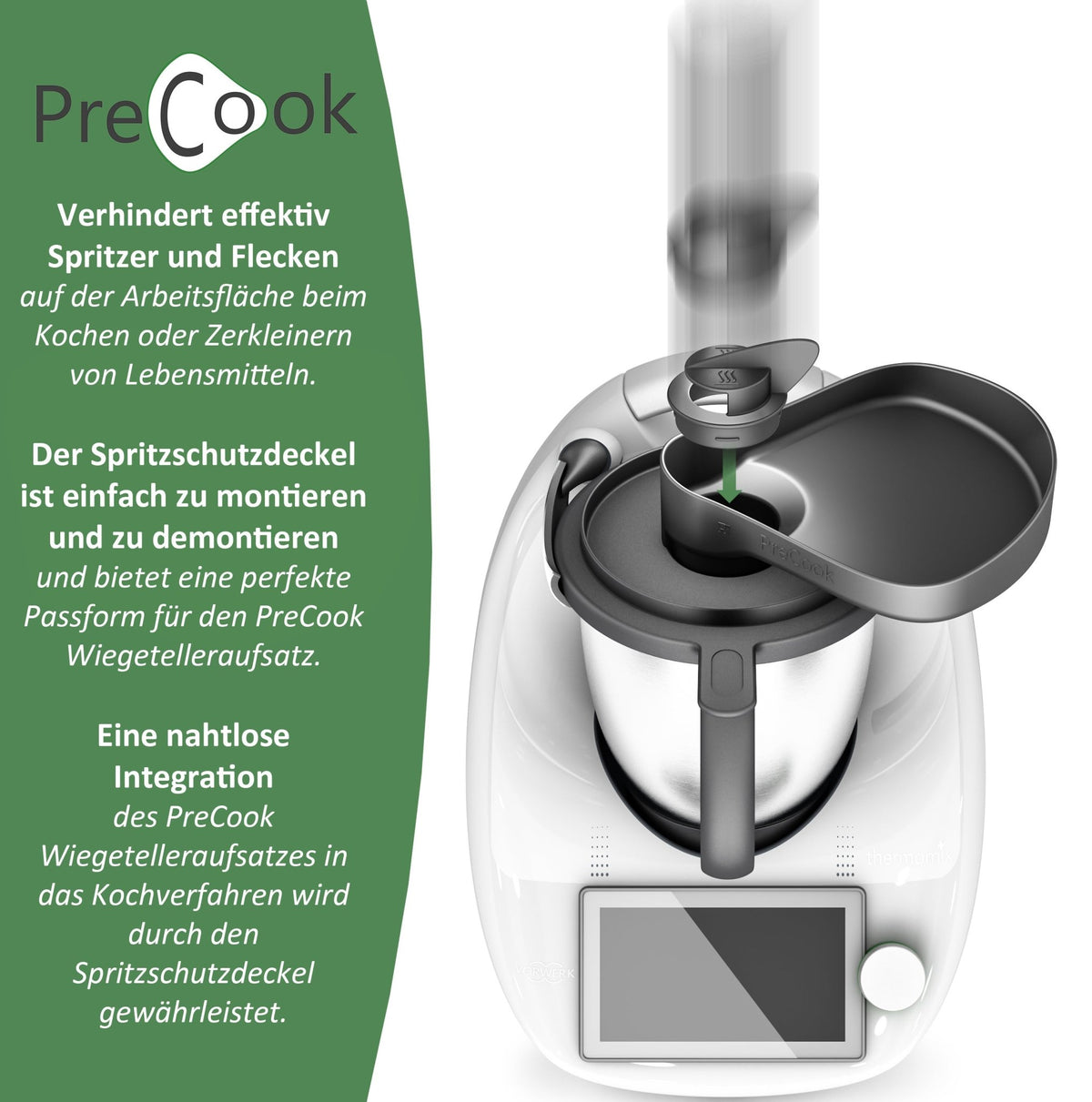 Mixle® PreCook | Deckelerweiterung für TM6, TM5, TM31 - Wundermix GmbH
