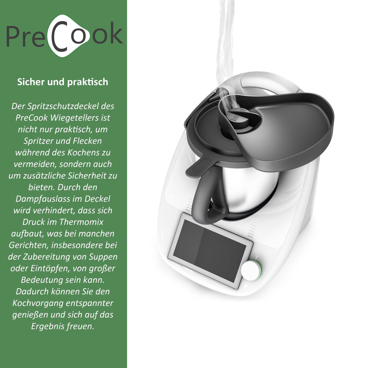 Mixle® PreCook | Deckelerweiterung für TM6, TM5, TM31 - Wundermix GmbH