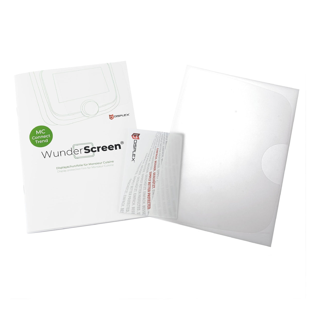 WunderScreen® Hybrid - Glas Displayschutz für Monsieur Cuisine Connect und Trend - Wundermix GmbH